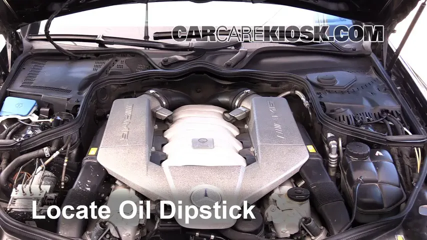 2007 Mercedes-Benz CLS63 AMG 6.3L V8 Oil Check Oil Level